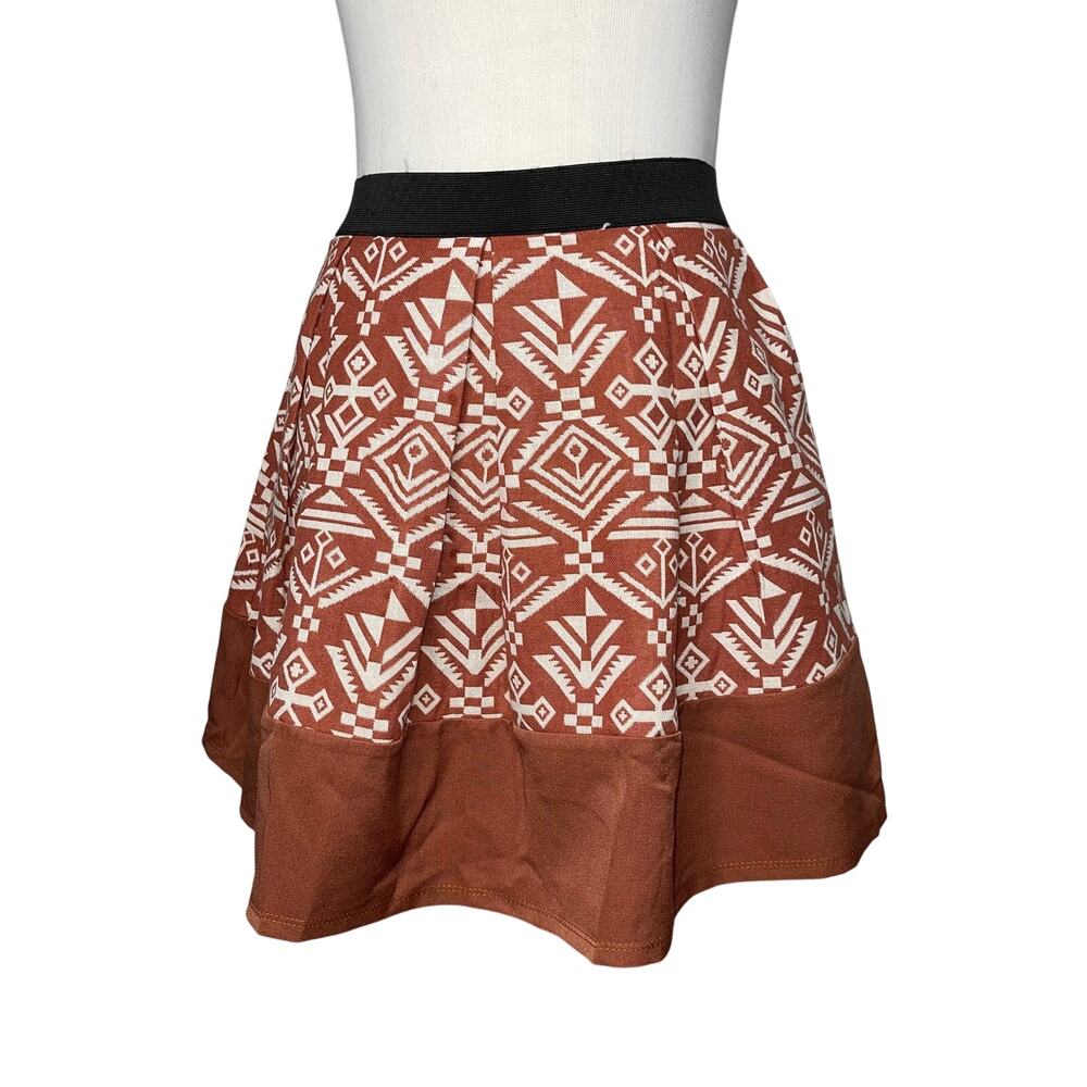 Ya Los Angeles Aztec Mini Skirt Sz Medium NWOT